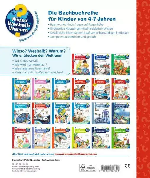 Ravensberger Matratzen Ravensburger Wieso? Weshalb? Warum?, Band 32: Wir entdecken den Weltraum Sonderangebote