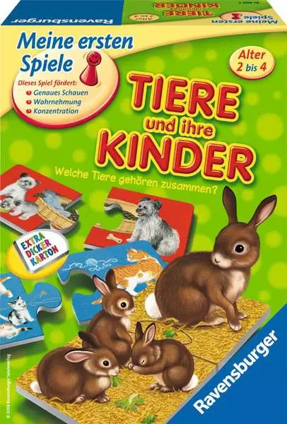 Ravensberger Matratzen Tiere und ihre Kinder - Kinderspiel ab 2 Jahren Riesige Rabatte