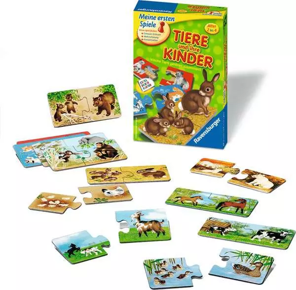 Ravensberger Matratzen Tiere und ihre Kinder - Kinderspiel ab 2 Jahren Riesige Rabatte