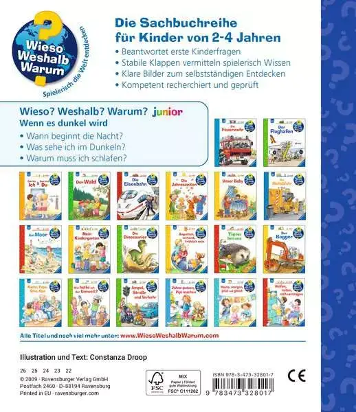 Ravensberger Matratzen Ravensburger Wieso? Weshalb? Warum? junior, Band 28: Wenn es dunkel wird 50% Rabatt mit kostenlosem Versand