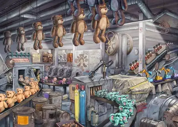 Ravensberger Matratzen Puzzle 368 Teile - In der Spielzeugfabrik Begrenzt auf 3 Tage
