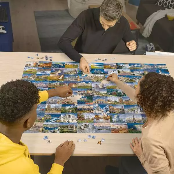 Ravensberger Matratzen Puzzle 3000 Teile - 99 Beautiful Places in Europe 2025