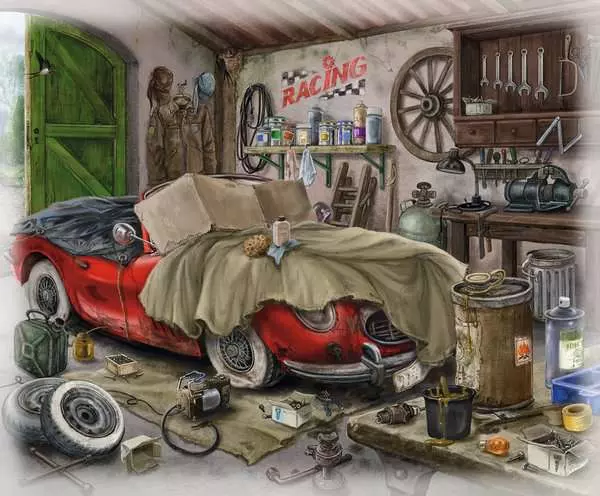 Ravensberger Matratzen Puzzle 99 Teile - Im Gutshaus Garage Online Shopping