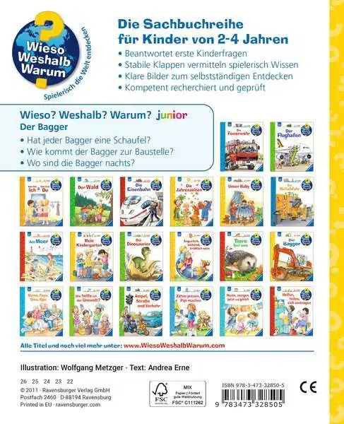Ravensberger Matratzen Ravensburger Wieso? Weshalb? Warum? junior, Band 38: Der Bagger Black Friday