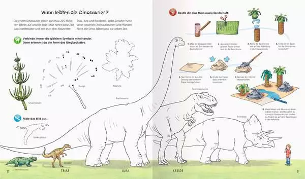 Ravensberger Matratzen Ravensburger Wieso? Weshalb? Warum? aktiv-Heft: Dinosaurier Kauf eins, bekomm eins gratis