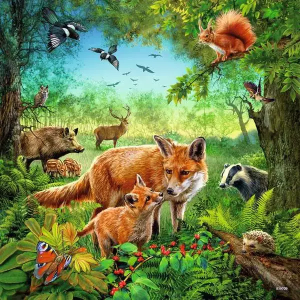 Ravensberger Matratzen Kinderpuzzle ab 5 Jahren - Tiere der Erde - 49 Teile Riesige Ersparnisse
