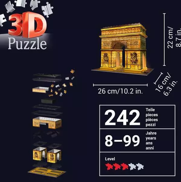 Ravensberger Matratzen Ravensburger Triumphbogen bei Nacht Kostenlose Rückgabe
