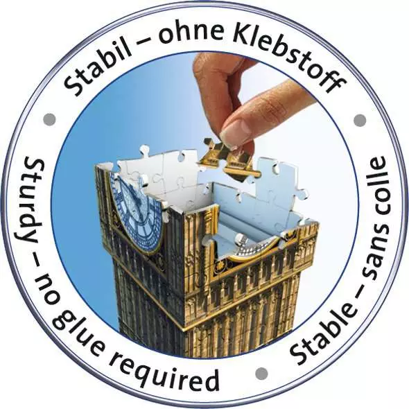Ravensberger Matratzen 3D Puzzle Big Ben Letzte 2 Tage