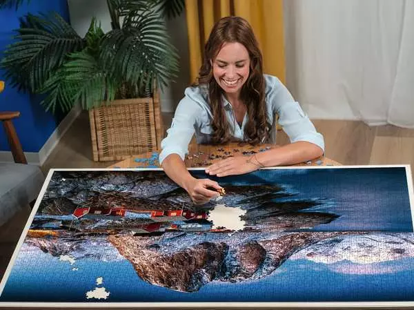 Ravensberger Matratzen Puzzle 3000 Teile - Hamnoy, Lofoten Kostenloser Versand