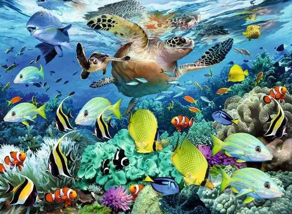 Ravensberger Matratzen Kinderpuzzle ab 7 Jahren - Unterwasserparadies - 150 Teile Valentinstagsangebot