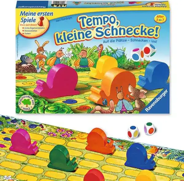 Ravensberger Matratzen Tempo, kleine Schnecke! - Kinderspiel ab 3 Jahren Lagerräumung