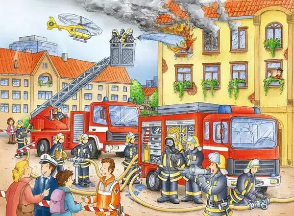 Ravensberger Matratzen Kinderpuzzle ab 6 Jahren - Unsere Feuerwehr - 100 Teile Heißer Verkauf