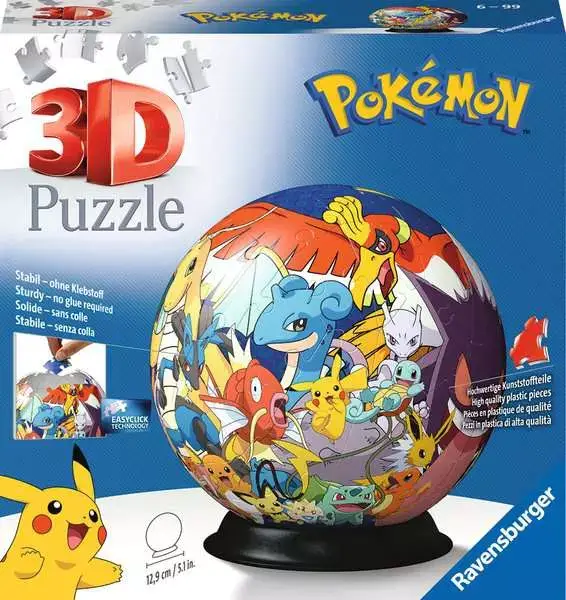 Ravensberger Matratzen 3D Puzzle Ball Pokémon Zeitlich begrenztes Angebot