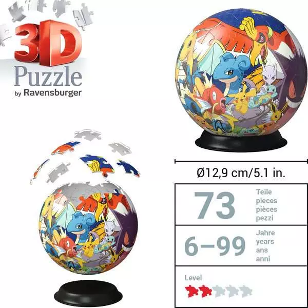 Ravensberger Matratzen 3D Puzzle Ball Pokémon Zeitlich begrenztes Angebot