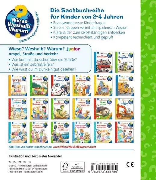 Ravensberger Matratzen Ravensburger Wieso? Weshalb? Warum? junior, Band 48: Ampel, Straße und Verkehr Kostenlose Rückgabe