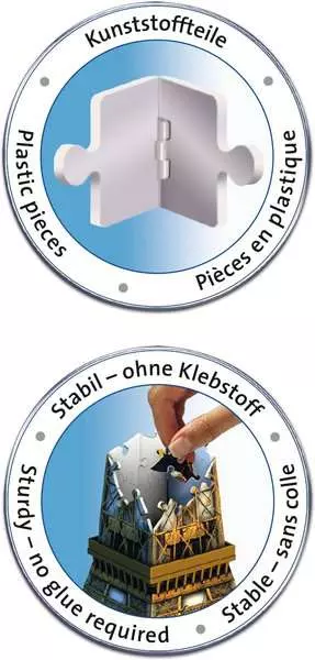 Ravensberger Matratzen 3D Puzzle Eiffelturm Vierteljährliche Förderung