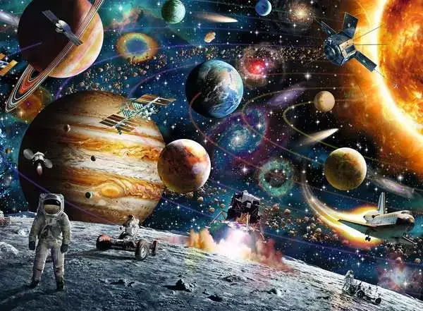 Ravensberger Matratzen Kinderpuzzle ab 7 Jahren - Im Weltall - 150 Teile Nur noch ein Tag übrig