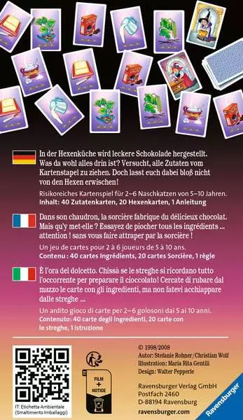 Ravensberger Matratzen Schoko Hexe - Reisespiel ab 5 Jahren Super Rabatt