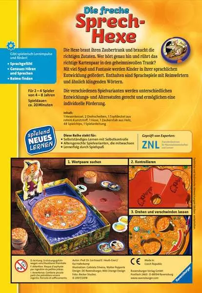 Ravensberger Matratzen Die freche Sprech-Hexe - Kinderspiel ab 4 Jahren Fabrikladen