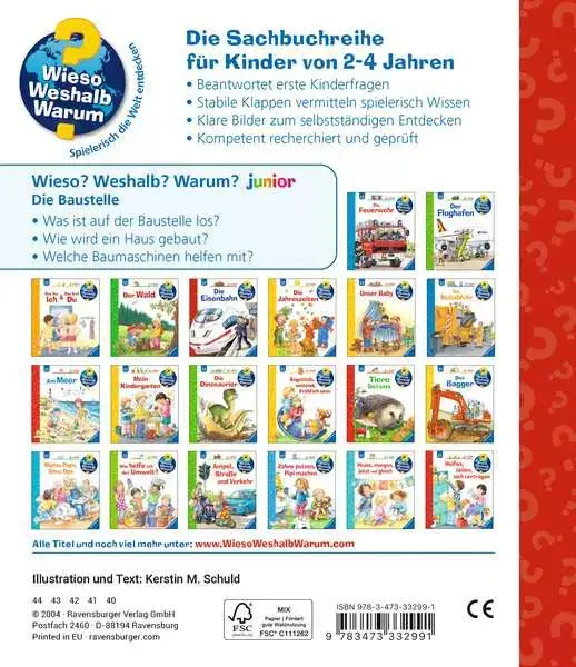 Ravensberger Matratzen Ravensburger Wieso? Weshalb? Warum? junior, Band7: Die Baustelle Black Friday Preise