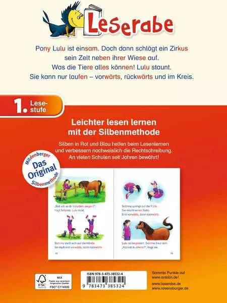 Ravensberger Matratzen Leserabe mit Mildenberger Silbenmethode: Das tollste Pony der Welt Blitzverkäufe