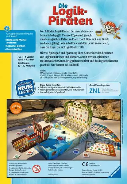 Ravensberger Matratzen Die Logik-Piraten - Kinderspiel ab 5 Jahren Preisnachlass