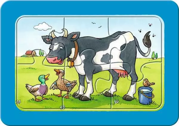 Ravensberger Matratzen Kinderpuzzle ab 2 Jahren - Gute Tierfreunde - 6 Teile Black Friday