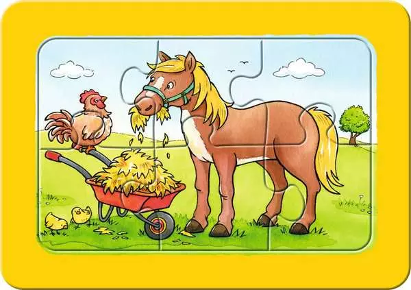 Ravensberger Matratzen Kinderpuzzle ab 2 Jahren - Gute Tierfreunde - 6 Teile Black Friday