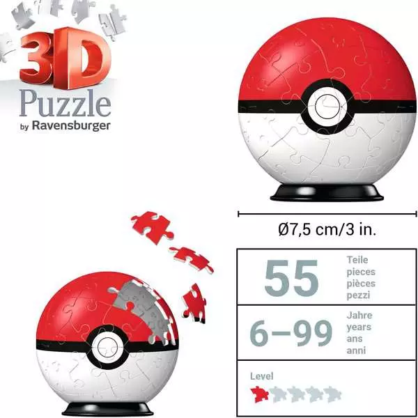 Ravensberger Matratzen 3D Puzzle Ball Pokémon Pokéball Muttertagsangebot