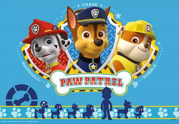 Ravensberger Matratzen Kinderpuzzle ab 3 Jahren - Ryder und die Paw Patrol - 12 Teile Räumungsverkauf