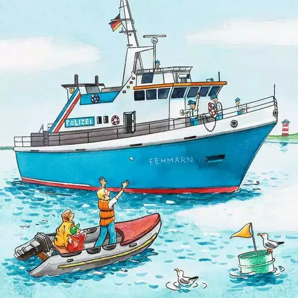 Ravensberger Matratzen Kinderpuzzle ab 5 Jahren - Polizeieinsatz - 49 Teile Tägliche Deals