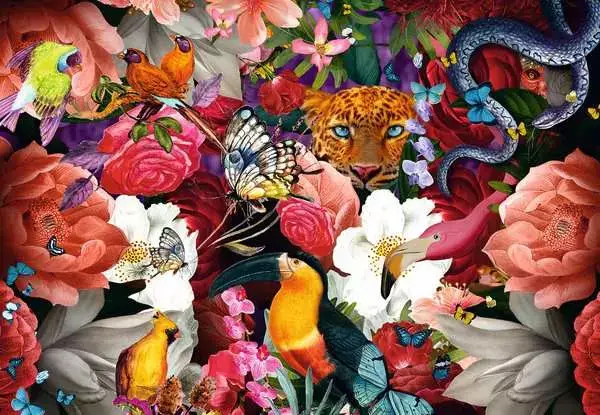 Ravensberger Matratzen Puzzle 300 Teile - Flowers Riesige Ersparnisse