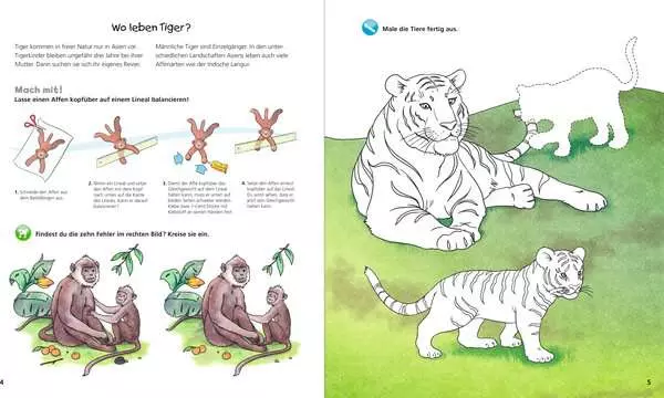 Ravensberger Matratzen Ravensburger Wieso? Weshalb? Warum? aktiv-Heft: Tiere der Welt Nur für heute