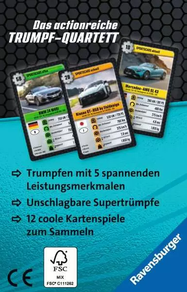 Ravensberger Matratzen Sports-Cars - Kartenspiel ab 7 Jahren Discount Store für neue Produkte