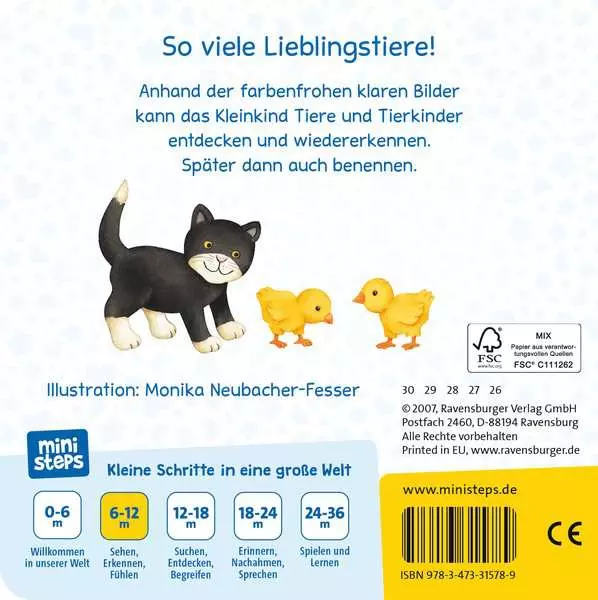 Ravensberger Matratzen ministeps: Meine allerersten Tiere Clearance-Verkauf