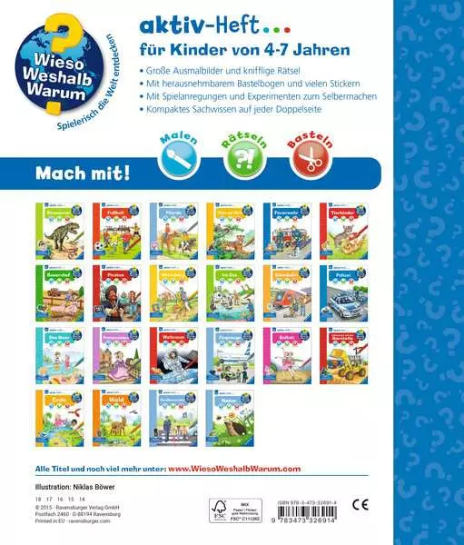 Ravensberger Matratzen Ravensburger Wieso? Weshalb? Warum? aktiv-Heft: Feuerwehr Kostenloser Versand international