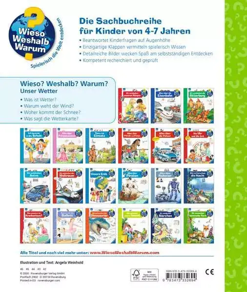 Ravensberger Matratzen Ravensburger Wieso? Weshalb? Warum?, Band 10: Unser Wetter Angebote