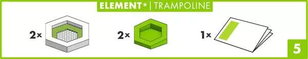 Ravensberger Matratzen GraviTrax Element Trampoline - Kugelbahn-Erweiterung für Kinder ab 8 Jahren Begrenztes Angebot