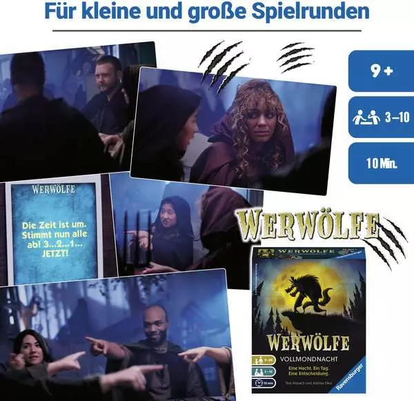 Ravensberger Matratzen Werwölfe Vollmondnacht - Spiel ab 9 Jahren Exklusivangebot