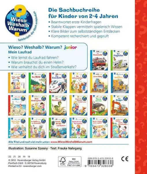 Ravensberger Matratzen Ravensburger Wieso? Weshalb? Warum? junior, Band 37: Mein Laufrad Cyber Monday
