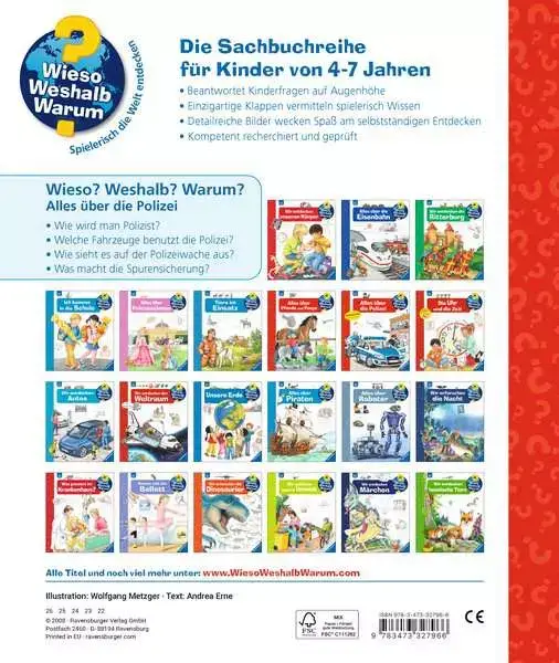 Ravensberger Matratzen Ravensburger Wieso? Weshalb? Warum?, Band 22: Alles über die Polizei Heißer Verkauf