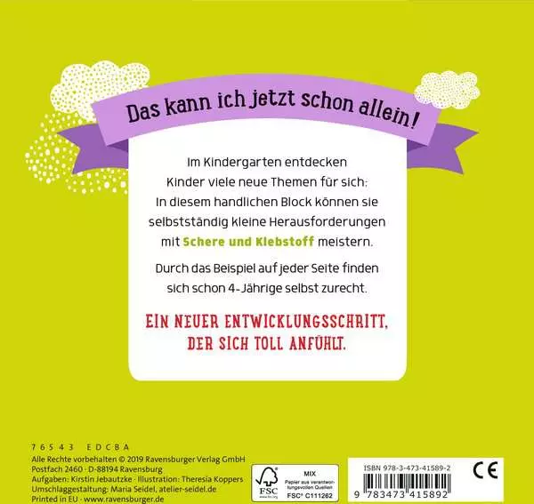 Ravensberger Matratzen Im Kindergarten: Schneiden und Kleben Tägliche Deals
