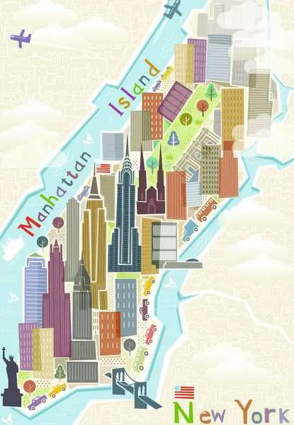 Ravensberger Matratzen Puzzle 99 Teile - New York Letzte 3 Tage