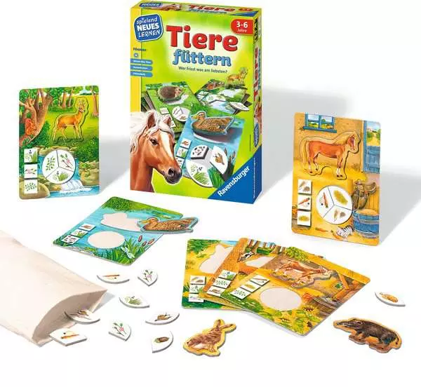 Ravensberger Matratzen Tiere füttern - Kinderspiel ab 3 Jahren Letzter Tag