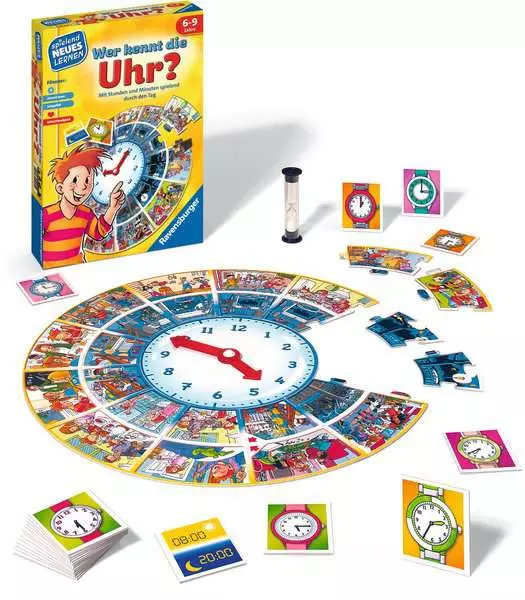 Ravensberger Matratzen Wer kennt die Uhr? - Kinderspiel ab 6 Jahren Vierteljährliche Förderung