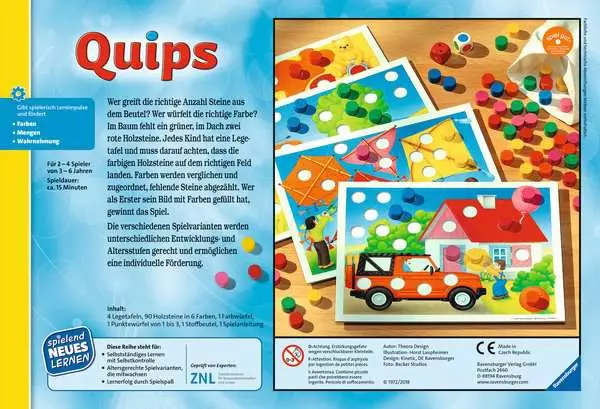 Ravensberger Matratzen Quips - Kinderspiel ab 3 Jahren Outlet