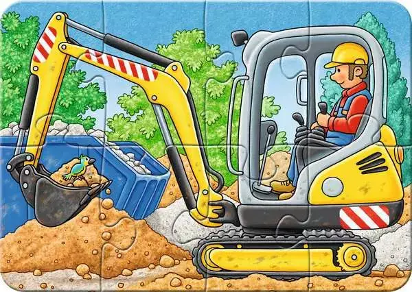 Ravensberger Matratzen Kinderpuzzle ab 2 Jahren - Bei der Arbeit - 2 + 4 + 6 + 8 Teile Verkauf