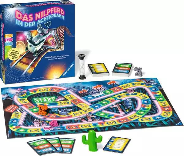 Ravensberger Matratzen Das Nilpferd in der Achterbahn - Spiel ab 10 Jahren Schlussverkauf