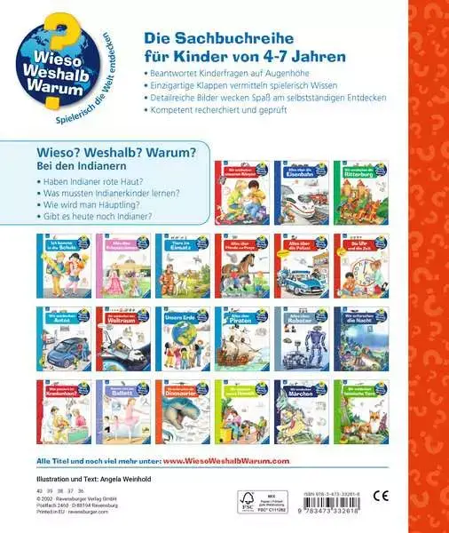 Ravensberger Matratzen Ravensburger Wieso? Weshalb? Warum?, Band 18: Bei den Indianern Flash Sale