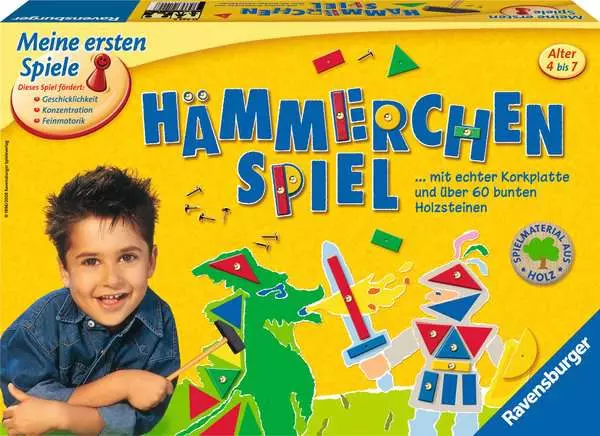 Ravensberger Matratzen Hämmerchen Spiel - Kinderspiel ab 4 Jahren Vatertagsangebot